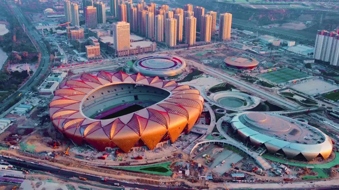 Centro deportivo ol&iacute;mpico de Lanzhou (proyecto de techo met&aacute;lico del estadio)
