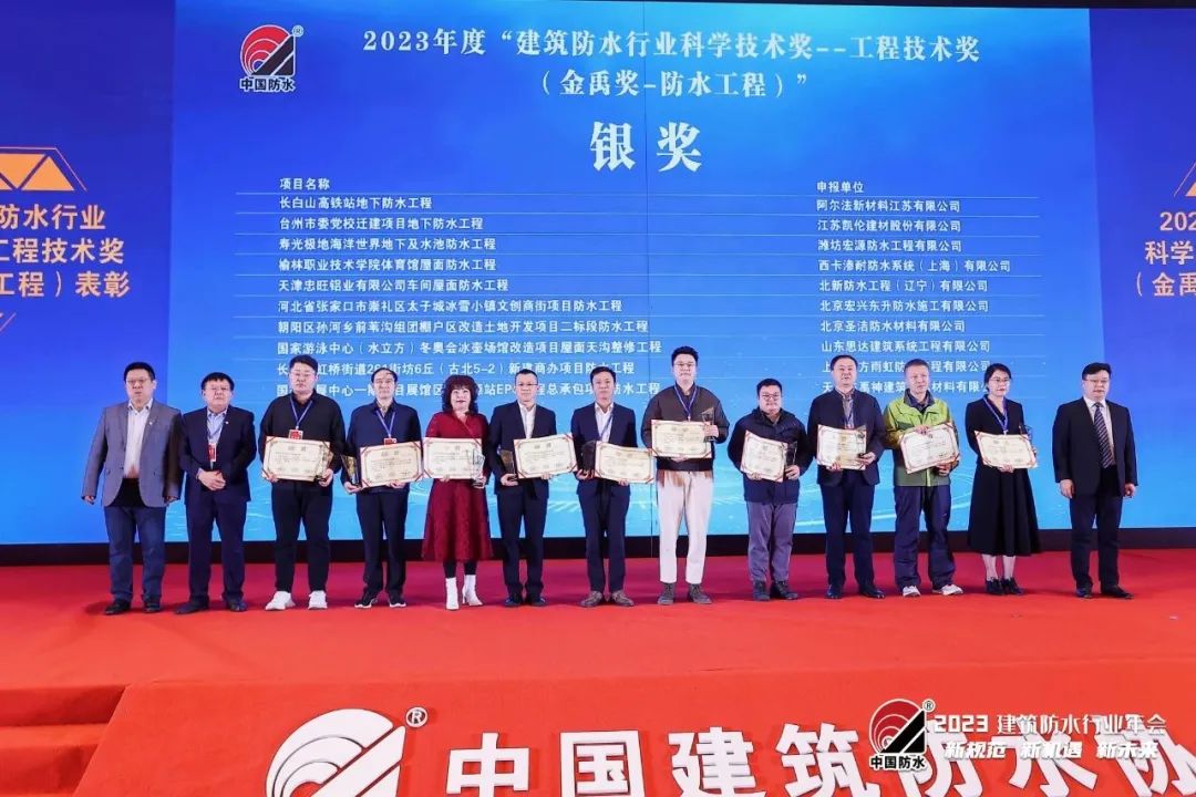 Impermeabilizaci&oacute;n de edificios de China: Premio a la tecnolog&iacute;a de ingenier&iacute;a