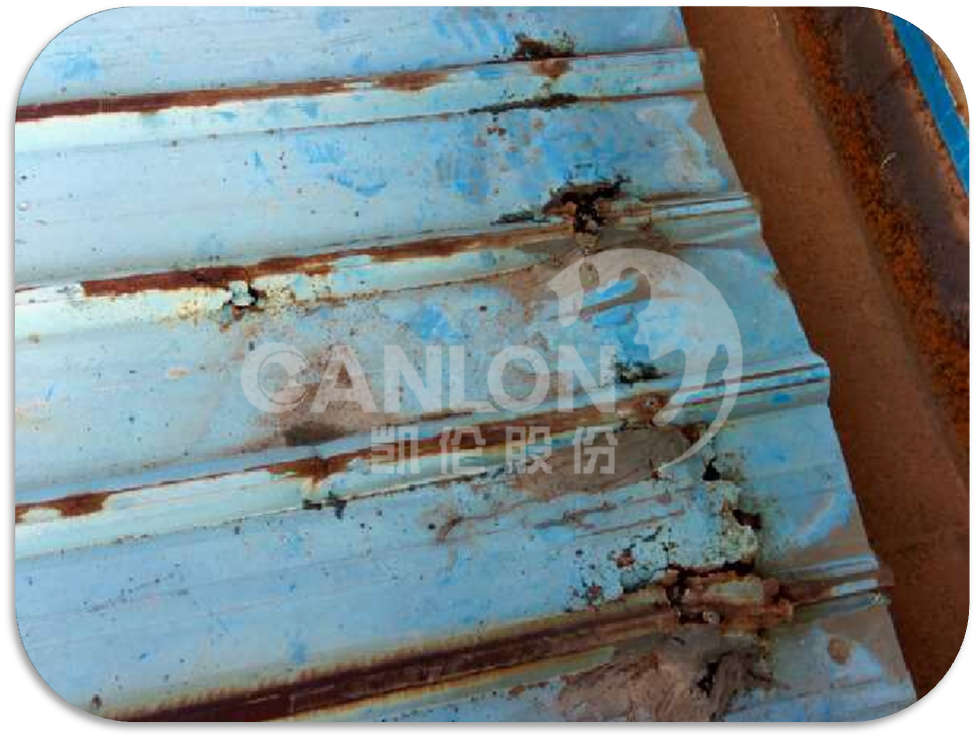  Techos de chapa de acero de color tradicional.