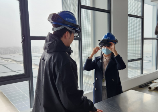 Canlon de vanguardia |AR Smart Helmet, Realización de nuevos escenarios de construcción inteligente