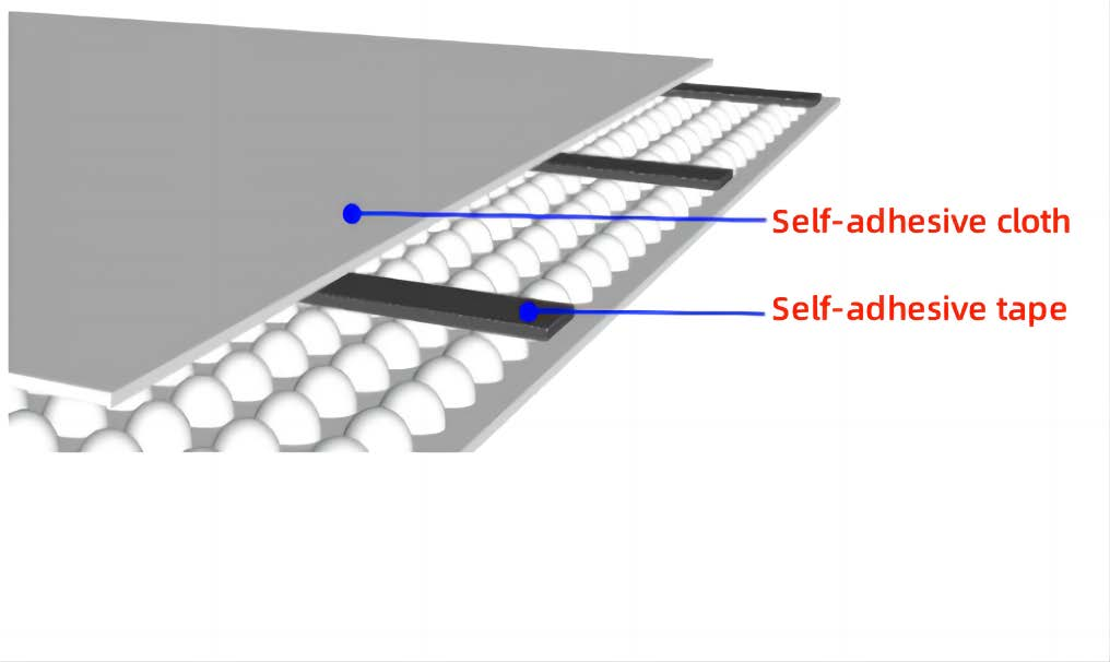  Panel autoadhesivo impermeable y drenante de PE para t&uacute;neles2