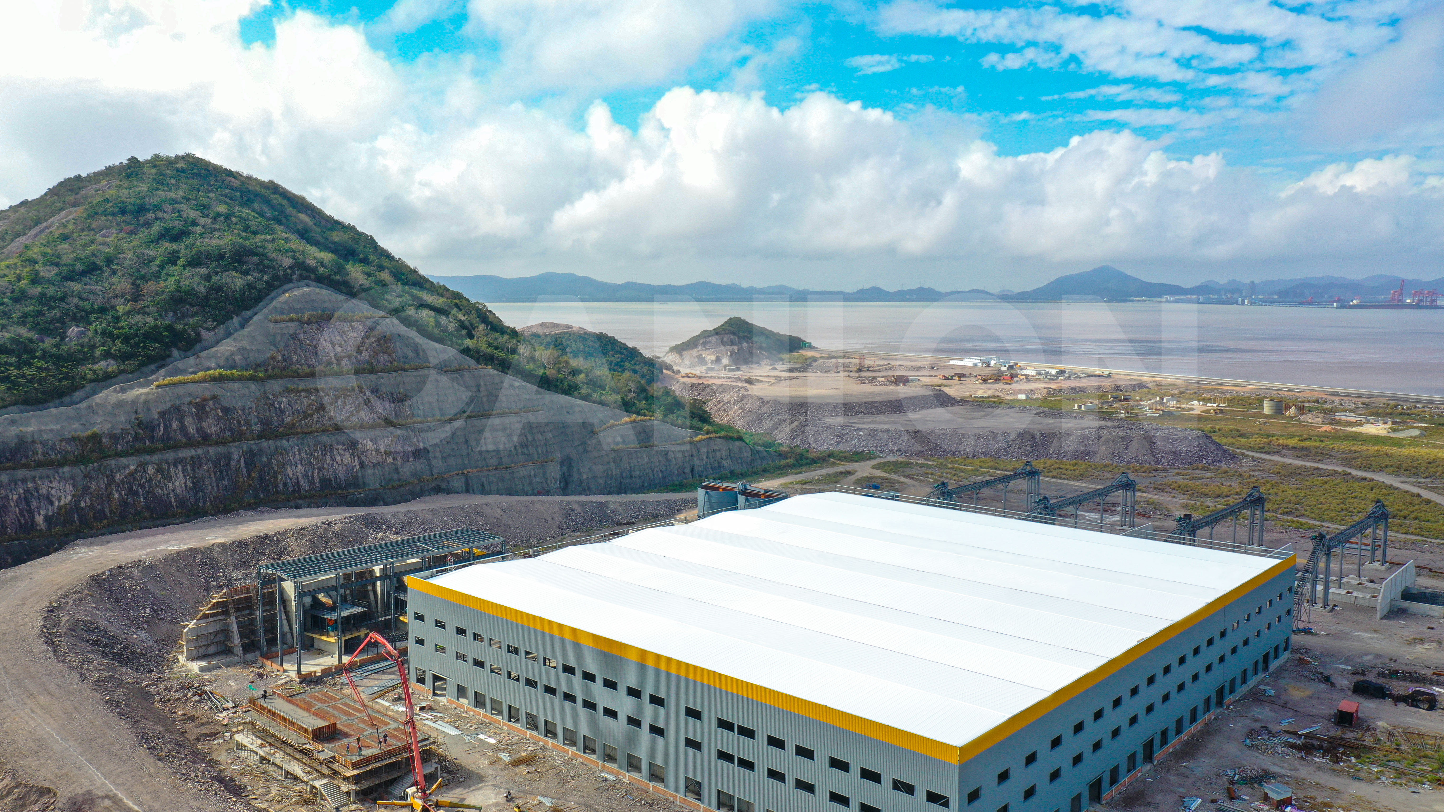 Excelente Canlón |Panel de metal TMP instalado en proyecto industrial clave de decenas de miles de millones en la isla de Jinboyu, ciudad de Zhoushan